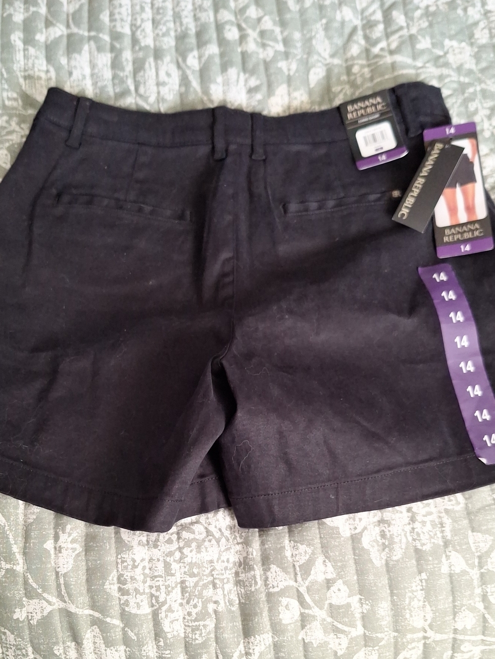 Banana Republic Black Chino Women's Tailored Shorts